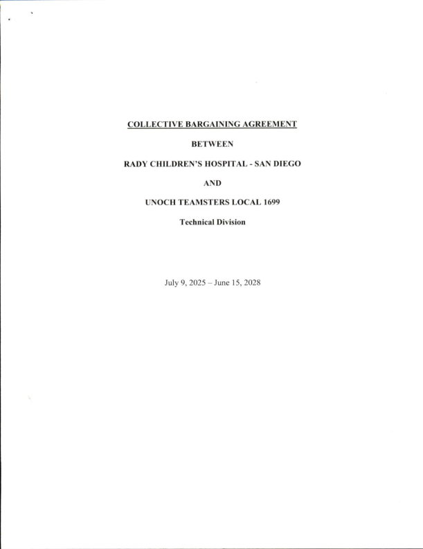 Preview of 2025 Technical Divison CBA