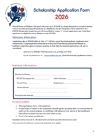 Preview of 2026 Scholarship Application